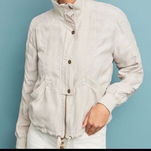 Anthropologie Marrakech Jacket SZ M Stone/creme